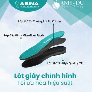 lót giày chỉnh hình bàn chân bẹt